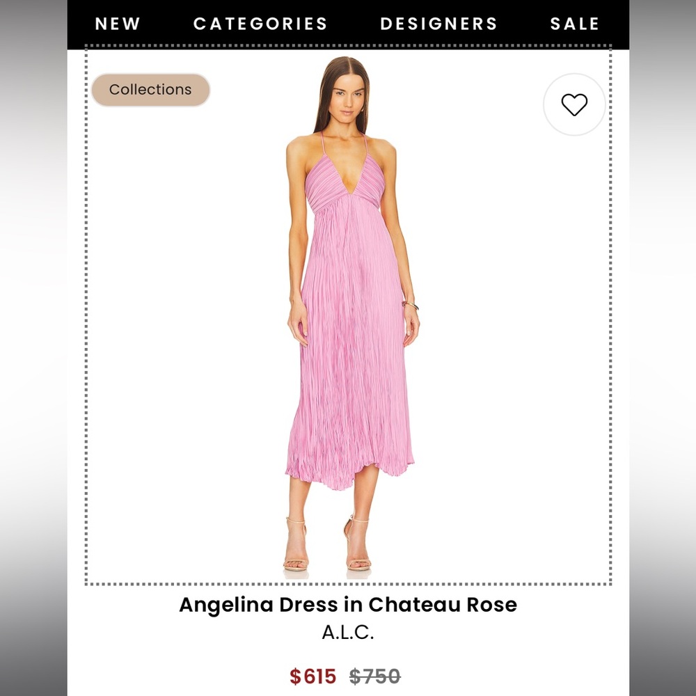 ALC Angelina dress in Chareau pink.